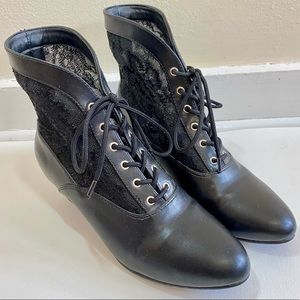 Lace Victorian Ankle Boot
